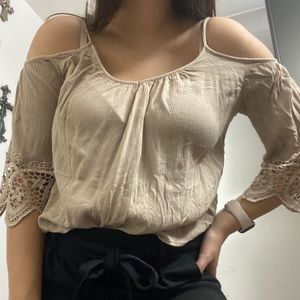 Cold-Shoulder Blouse